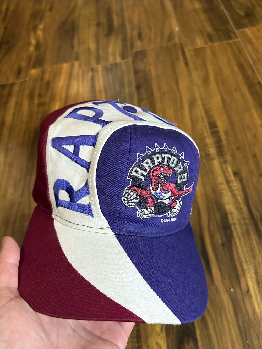 Vintage Toronto Raptors Swirl Hat